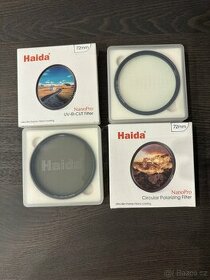 UV a polarizační filtr Haida NanoPro 72mm