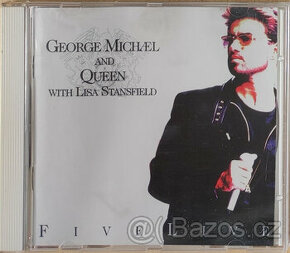 CD George Michael and Queen with Lisa Stansfield: Five Live - 1