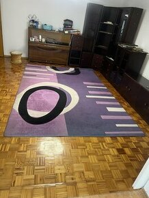 Fialový koberec 240x340
