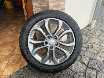 prodám alu kola 5x112 s pneu 225/50/17