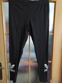 BAVLNĚNÉ ČERNÉ NOVÉ PRUŽNÉ LEGÍNY VEL.3XL
