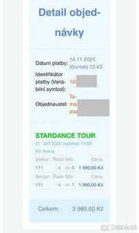2x vstupenka - Stardance Tour - Karlovy Vary - 1