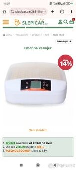 Líheň 56 vajec