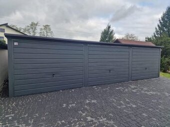 Plechová garáž 9x6m