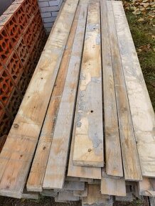 Stavební prkna po betonáži, jednostranně hoblovaná - 1