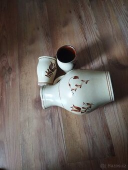 Džbánek na pivo -kamenný komplet