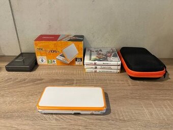 Nintendo New 2DS XL + 3 hry a příslušenství