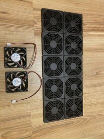 Prachové filtry + ventilátory
