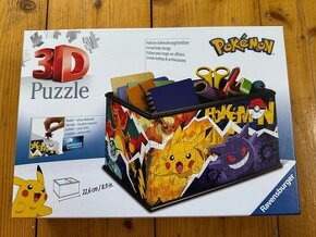 Úložný box, 3D puzzle, motiv Pokemon