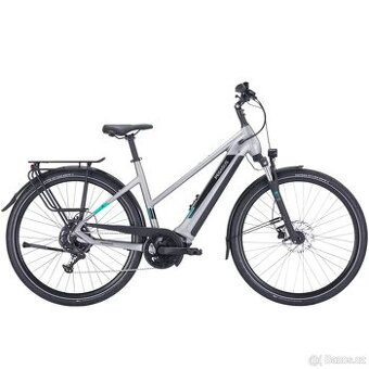 Nové EVO CX 625 el. kolo trek. Pegasus Trapeze 28" stříbrné