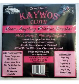 Hadřík co čistí sám jen s vodou a BEZ ČMOUH