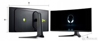 QD- OLED MONITOR DELL ALIENWARE 34 ZÁRUKA 2 MĚSÍCE STARÝ