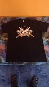 pánské triko, vel. L, černé, s potiskem Česká krev