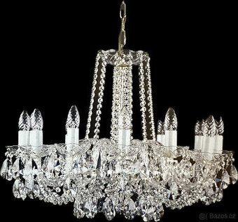 Křišťálový lustr – Bohemian Crystal (český výrobce, 12 ramen