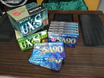 audio kazety SONY UX-S 90, TDK SA 90