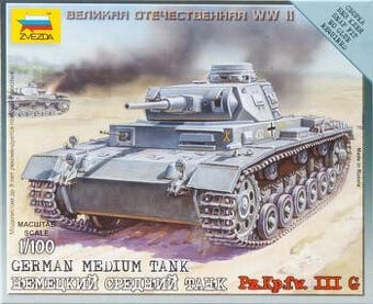 Pz.Kpfw. III Ausf. G | Zvezda | 6119 | 1:100 | Nerozbaleno