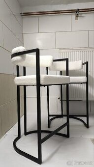 Barové Židle 2ks beránek