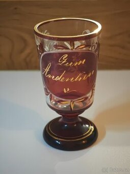 Biedermeier pohárek