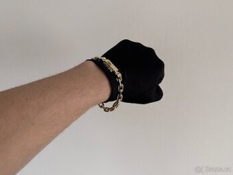 Zlaty naramek anker pilka 14k 585/1000 60g