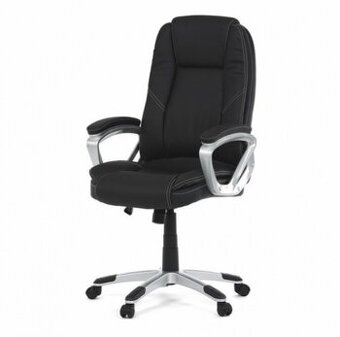 Kancelářské křeslo v černé ekokůži model KA-Y282 BK