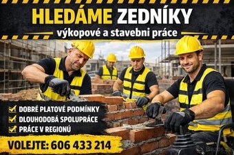 HLEDÁM  - Partu zedníků 2-3 lidi