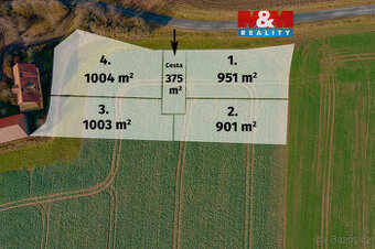 Prodej pozemku k bydlení, 1004 m², Černošín - 1