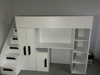 Patrová postel se schody - 1