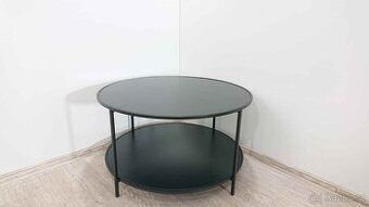 Černý kulatý konferenční stolek Vita House Nordic