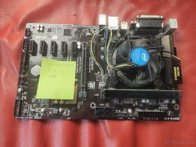 Asrock h110 pro btc+ Intel Celeron 906E9h + 4GB