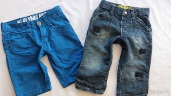 Frajerské kraťasy, 3/4 riflové kraťasy vel. 110