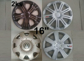 Poklice 16" Fun 2ks, po 1ks: Evo Race Pro + Volkswagen + VR