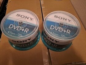 Nové DVD+R 50ks