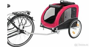 Skládací vozík za kolo pro psa Trixie L, nosnost max. 30 kg