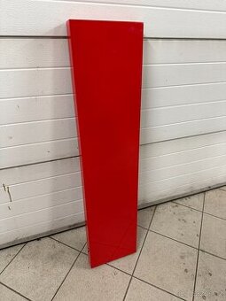 Police IKEA Lack 110x26cm červená. - 1