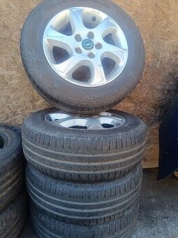 Alu Opel  5x110 R15 Borbet super letní pneu 195/65/15