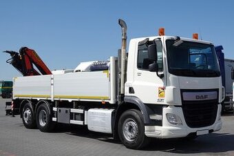 DAF 370 6x2 - valník shydraulickou rukou Palfinger