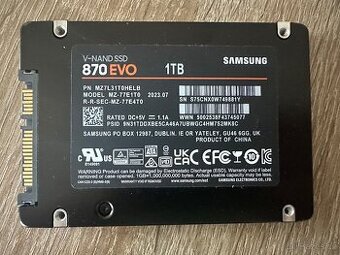 SSD Samsung 870 EVO 1TB (MZ-77E1T0B/EU)
