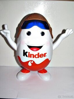 Kinder maxi vejce figurka Pilot, Ferrero dóza.