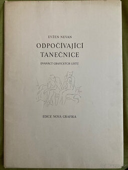 E. Nevan - Odpočívající tanečnice (12 grafík), 1946