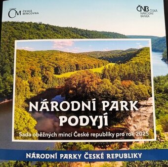 Oficiální sada mincí ČR Národní park Podyjí 2025