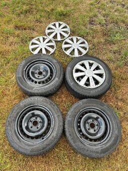 Zimní sada plechových kol 5x112 R15