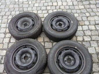 ZIMNÍ PNEU + DISKY 185/65R15 PEUGEOT15" CITROEN