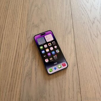 ZÁNOVNÍ APPLE IPHONE 14 PRO MAX 128GB-FIALOVÝ,BATERIE 100%