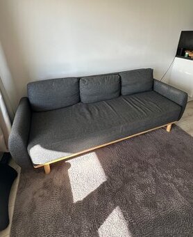 Prodám rozkládací pohovku IKEA GRUNNARP, potah Gunnared šedá