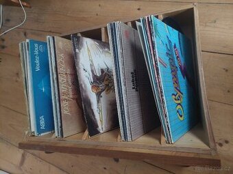 LP desky, směs, 34ks