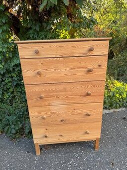 Komoda IKEA Tarva s 5 zásuvkami