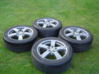 4 XLETNÍ HLINÍKOVÁ KOLA ŠKODA OCTAVIA SCOUT, YETI 225/50 R17