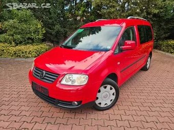 VW Caddy Maxi 1.9TDI 77kW,7míst,tažné,2009,Bez koroze
