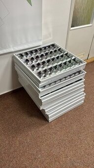 Kancelářské rastrové svítidla 600×600 mm (4×18W T8)