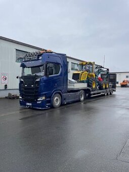 Přeprava strojů, techniky aut